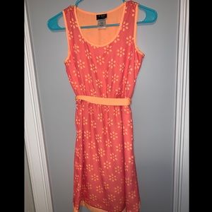 2-Hip by Wrapper Orange/Coral Dress
